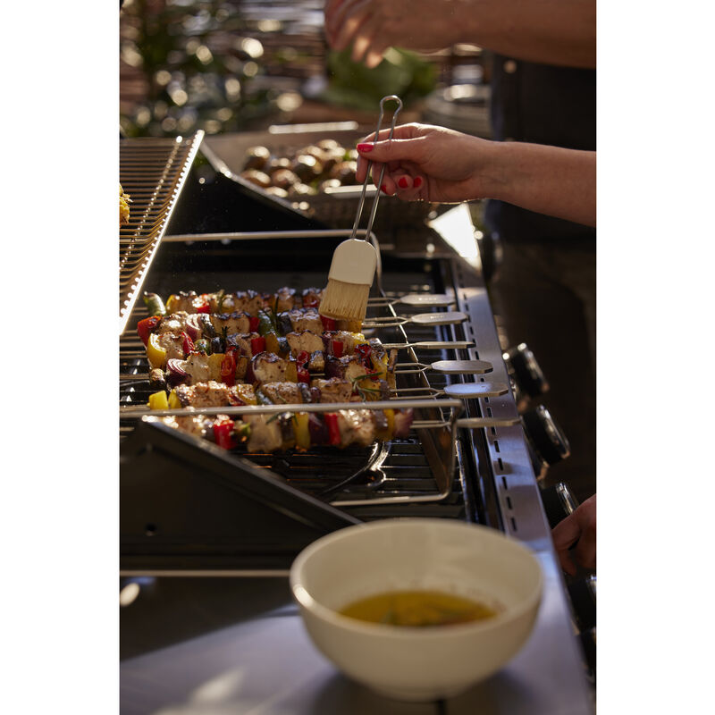 Grillspyd m. stativ 6 stk.