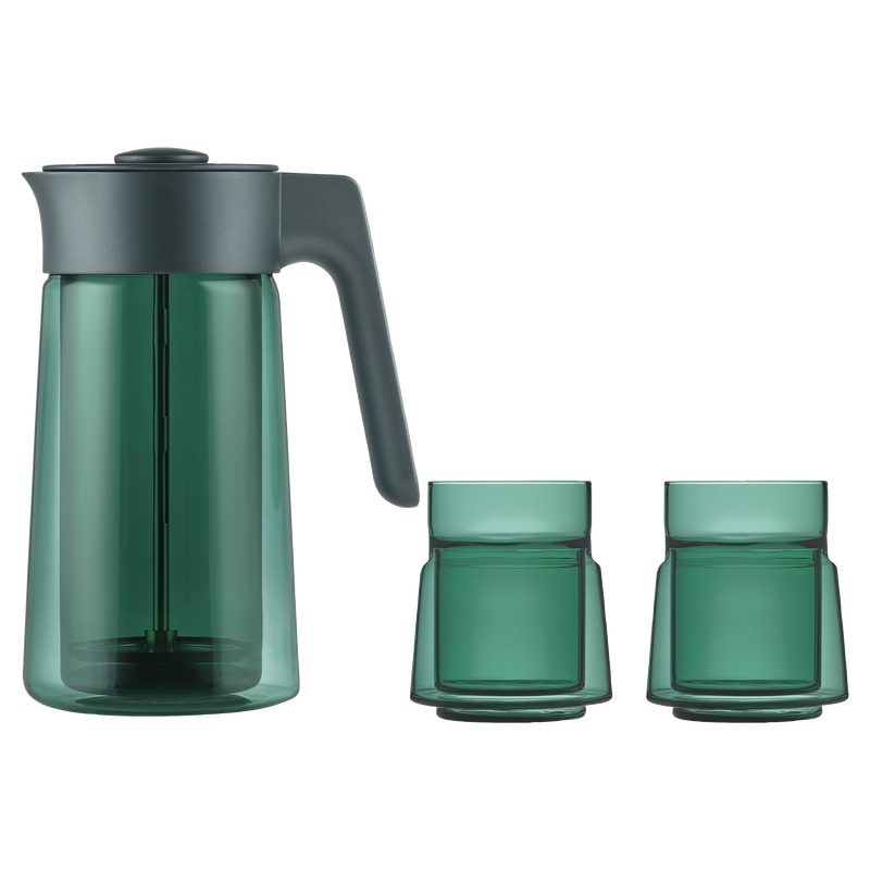 GAVE Stempelkande og glas