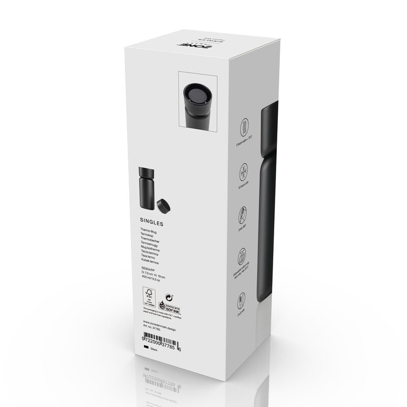 Singles Termokopp med to lokk