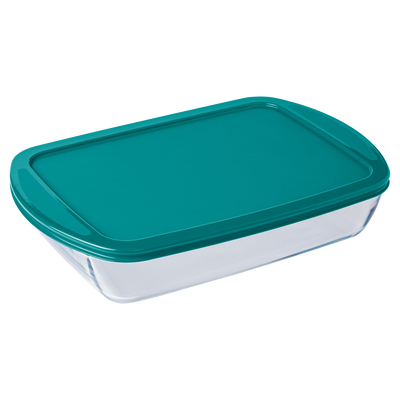 Fat rektangulært m/lokk