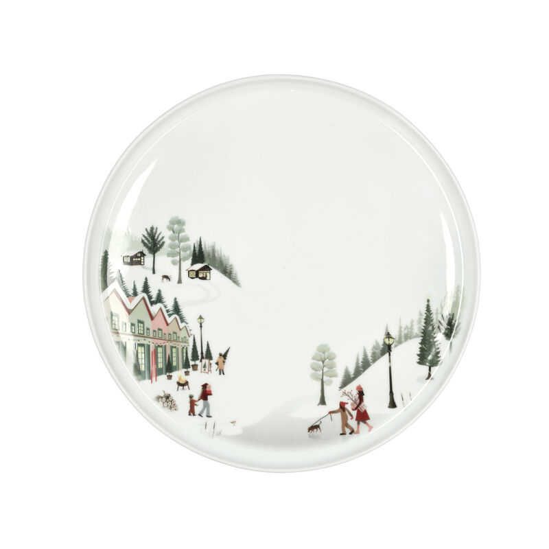 Vinter Toulouse Tallrik flat rak kant