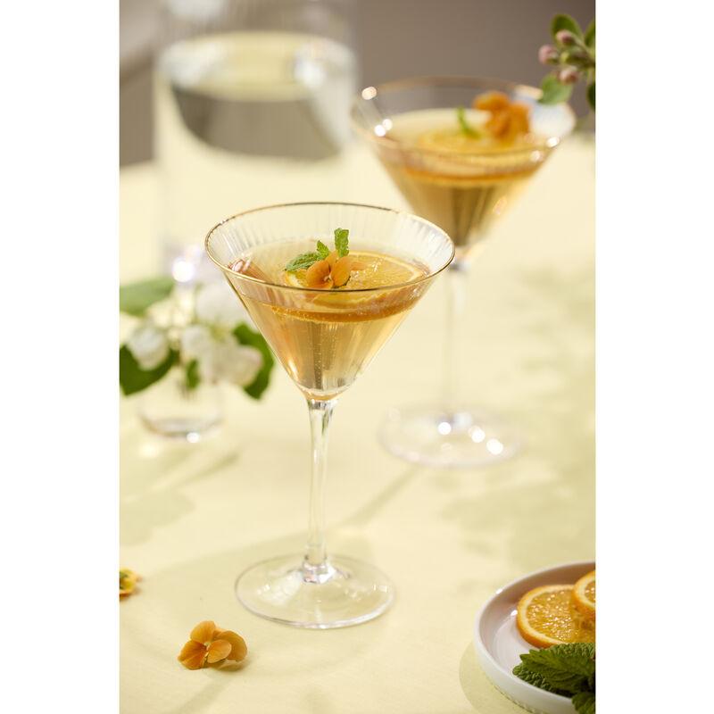 Palermo Gold Martini glass 4 pcs Palermo Gold Martini glass 4 pcs