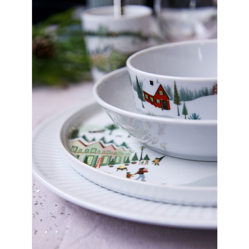 Pliss&eacute; Tallerken flad