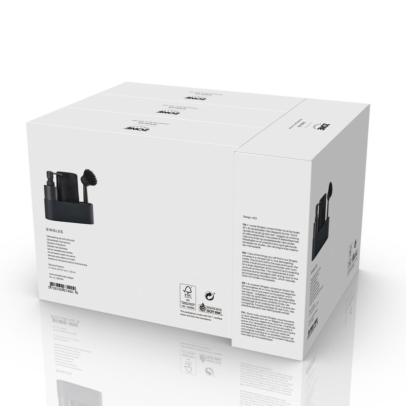 Singles Geschirrsp&uuml;lset 4 Teile