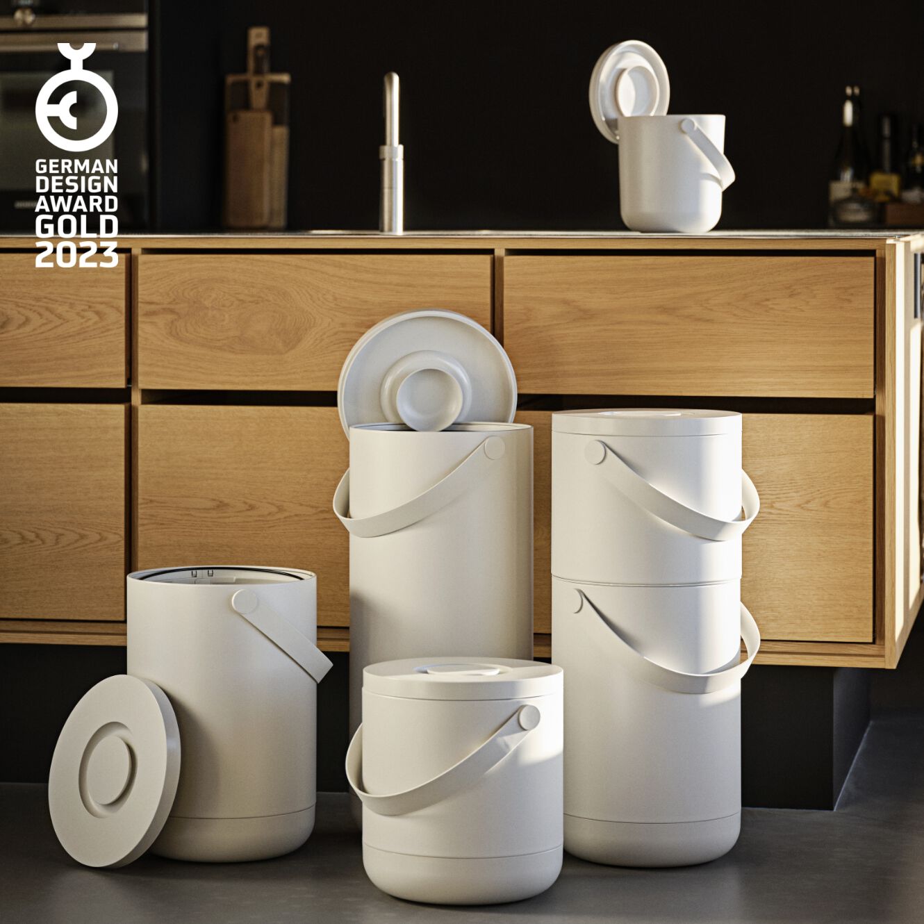 RÉCOMPENSÉ PAR UN GERMAN DESIGN AWARD GOLD RÉCOMPENSÉ PAR UN GERMAN DESIGN AWARD GOLD