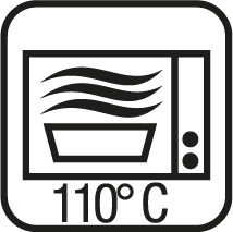 Mikroovn max 110° C