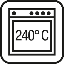 Ovnfast op til 240° C