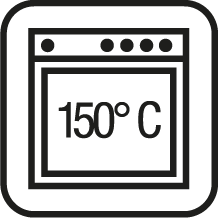 Ovnfast op til 150° C