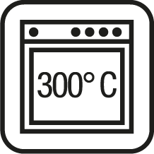 Ovnfast op til 300° C