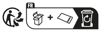 Triman-logotyp: Presentförpackning ±fönster ±påse