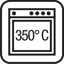 Ovnfast op til 350° C