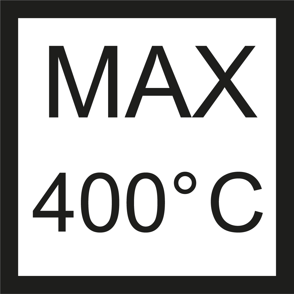 Max 400° C