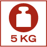 Max vægt 5 kg