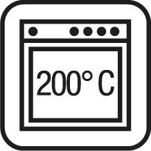 Ovnfast op til 200° C