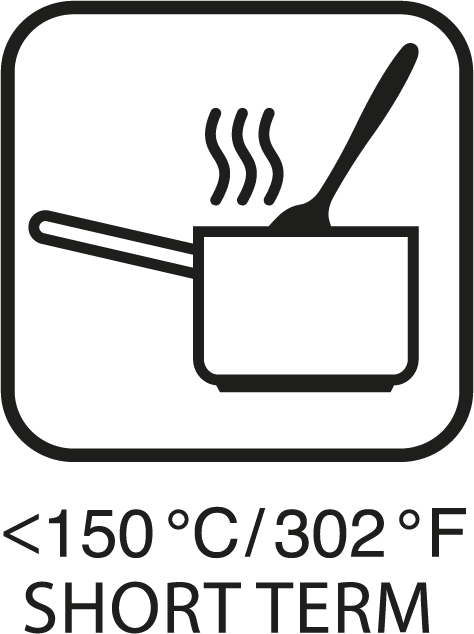 Max 150&deg; C / 302&deg; C i Max. 5 min.