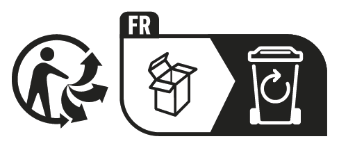 Triman-logotyp: Presentförpackning ±fönster ±kartonginlägg