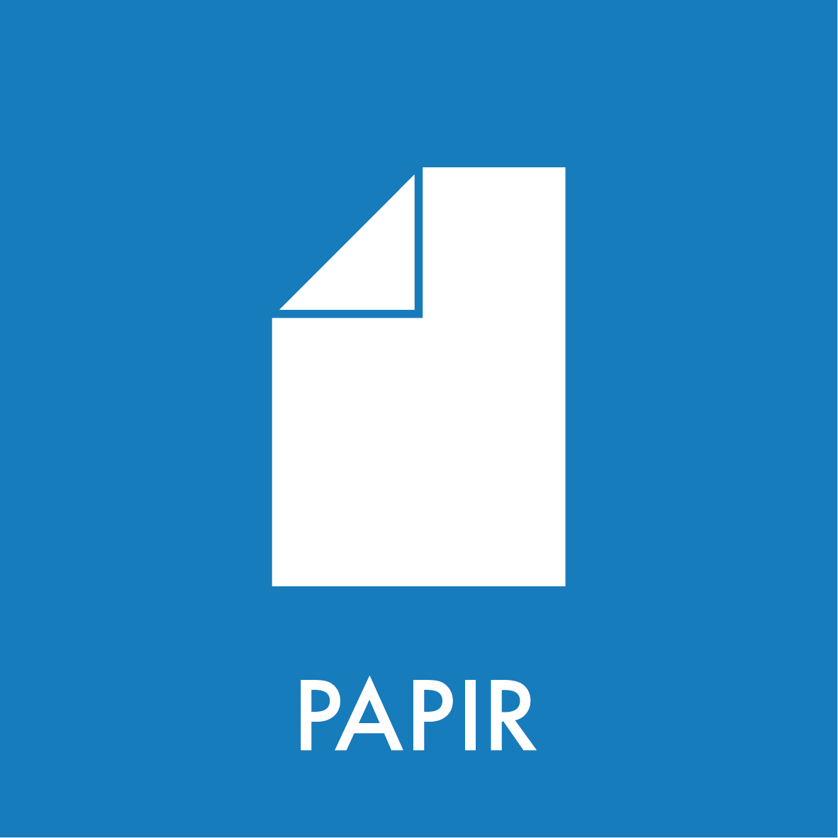 Papper - avfallsfraktion