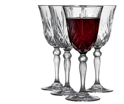 Verre à vin teinté (lot de 2) - HAY / LIVINGDESIGN/LIVRAISON GRATUITE! -  Livingdesign