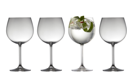 Verres à boisson et verres à cocktail